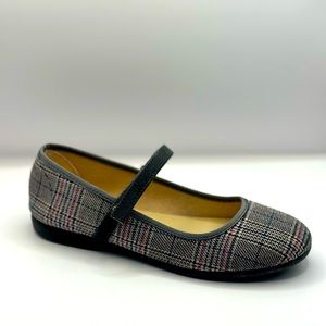 CHILDREN CHIC Classic Plaid Mary Janes